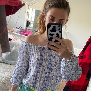 Off the shoulder top from Hollister